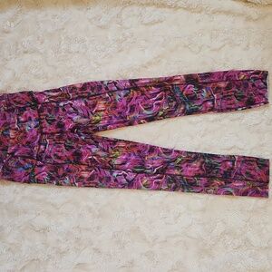 Lululemon Athletica Colorful Abstract Leggings